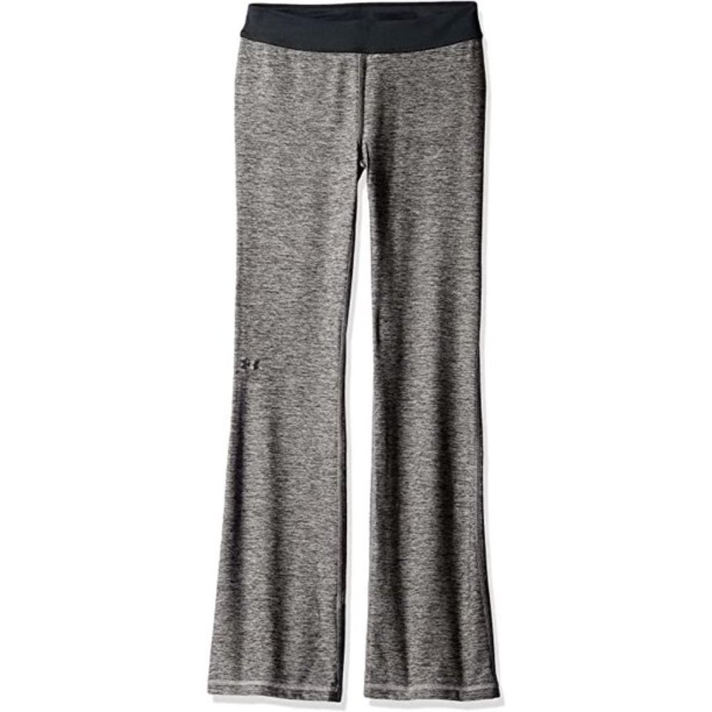 NWT!Under Armour Girls Finale Studio Pants Carbon Heather/Steel Youth (Lrge/Gry)